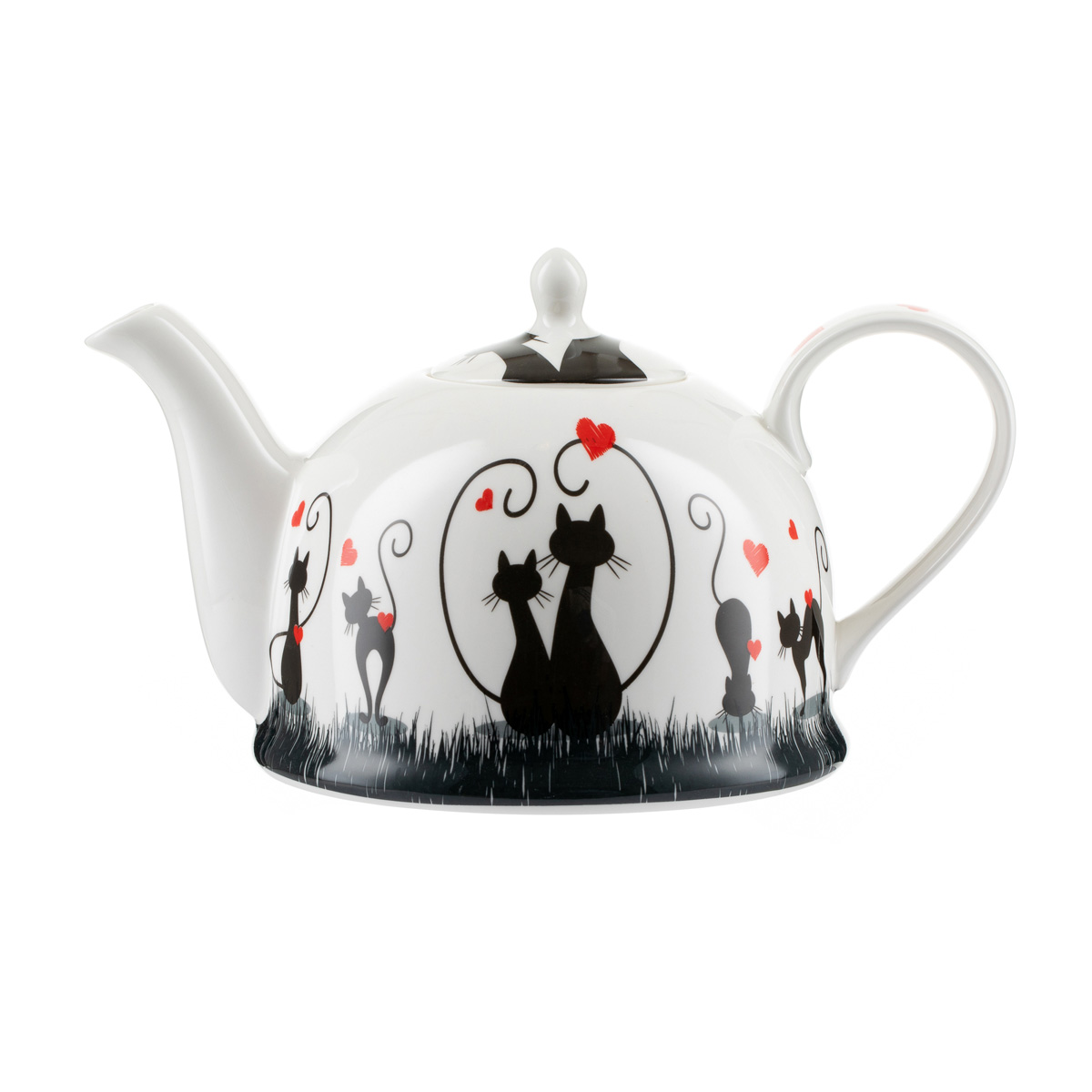 Kanne Brillantporzellan Iglu - Dekor Love Cats